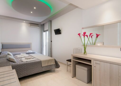 Superior Τρίκλινο Δωμάτιο με 1 διπλό ή 2 μονά κρεβάτια με μπαλκόνι